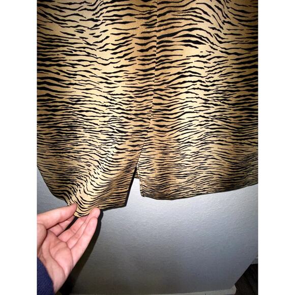 Vintage Fattaneh Bahari Animal Print Mini Dress Size 6P - Picture 5 of 5